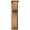 Ekena Millwork Carmel Rough Sawn Corbel w/Backplate, Western Red Cedar, 6"W x 14"D x 26"H COR06X14X26CAR01RWR - alternate 2